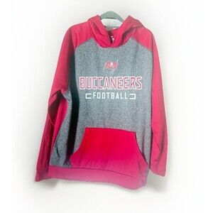Fanatics NFL Poly Fleece Hoodie Sweatshirt Tampa Bay Buccaneers XL